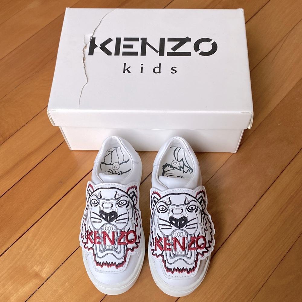 Kenzo kids leather loafer/sneaker